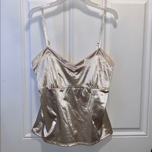 MODA international satin top